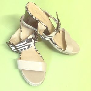 Zebra Print Sandals